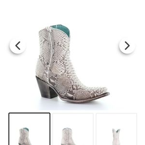 Python Snakeskin Boots - Size 10